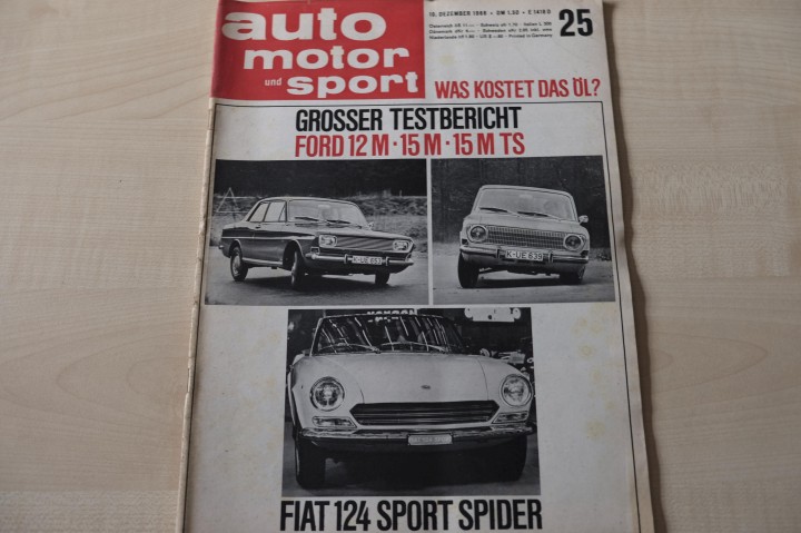 Auto Motor und Sport 25/1966